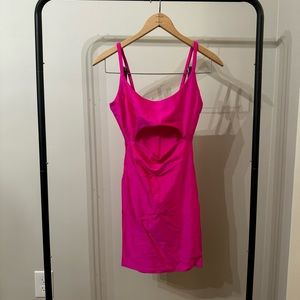 Hi Barbie! S/M Neon Pink Fashion Nova Dress